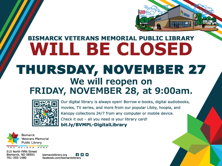 BVMPL Will Be Closed Thursday, November 27