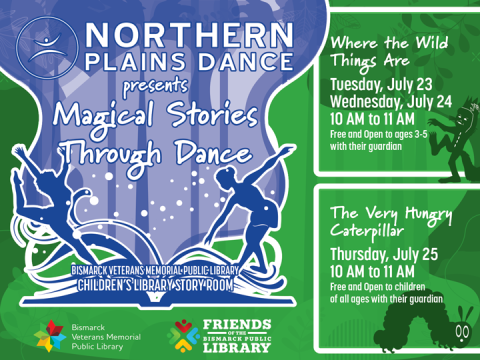 Northern Plains Dance's Magical Stories Through Dance event at Bismarck Veterans Memorial Public Library