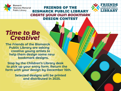 Friends of the Library "Create Your Own Bookmark" Design Contest