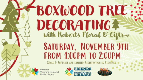 Boxwood Tree Decorating for Teens and Adults