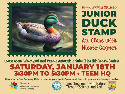 Junior Duck Stamp Art Class for Teens