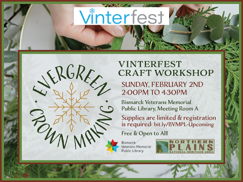 Vinterfest Evergreen Crown Making Workshop