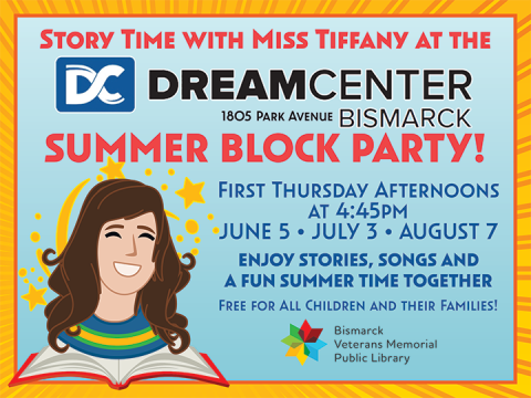 Story Time with Miss Tiffany at Dream Center Bismarck