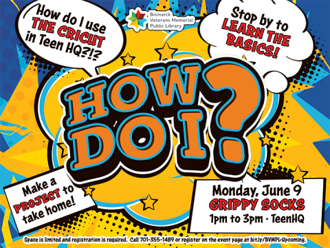 How Do I? Introduction to the Cricut: Grippy Socks for Teens