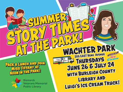 Summer Story Times at Wachter Park