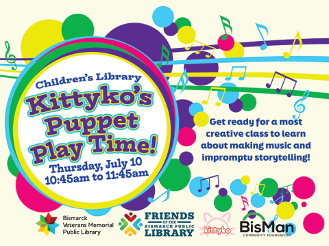 Kittyko's Puppet Play Time in the Children's Library Story Room