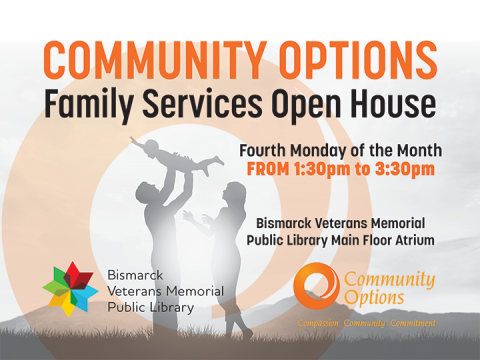 Community Options Family Services Open House on Fourth Mondays