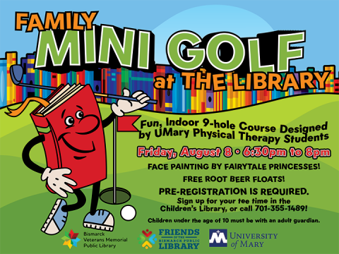 Family Indoor Mini Golf with UMary Physical Therapy Students