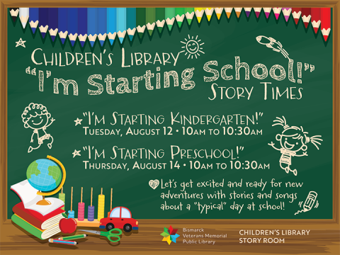 "I'm Starting Kindergarten!" Story Time