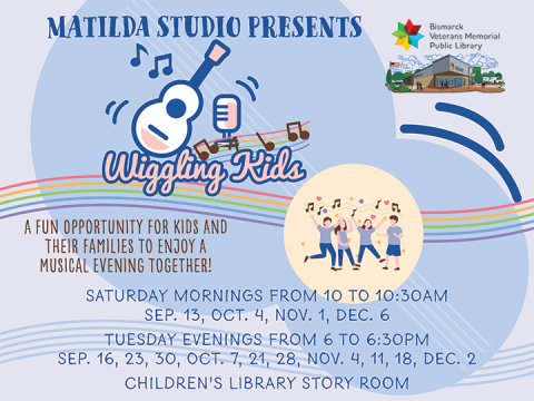 Matilda Studio presents 'Wiggling Kids,' a fun musical time for families at BVMPL..