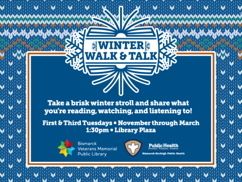 Winter Walk & Talk, First & Third Tuesdays of the month, November through March at 1:30pm 