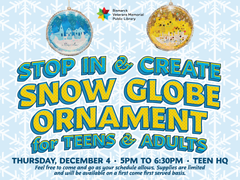 Snow Globe Ornament for Teens and Adults
