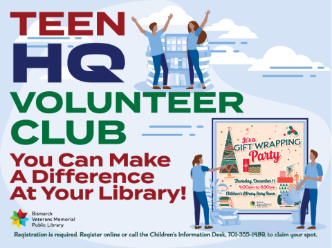 Teen HQ Volunteer Club: Gift Wrapping Party