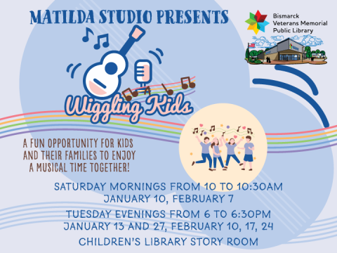 Matilda Studio presents 'Wiggling Kids,' a fun musical time for families at BVMPL.