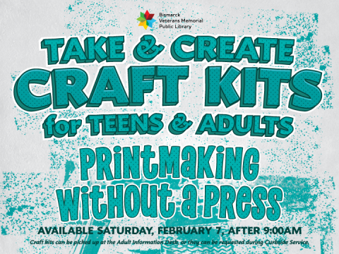 Take & Create Craft Kits for Teens and Adults: Printmaking