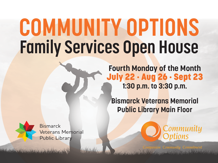 Flyer and logo for Community Options