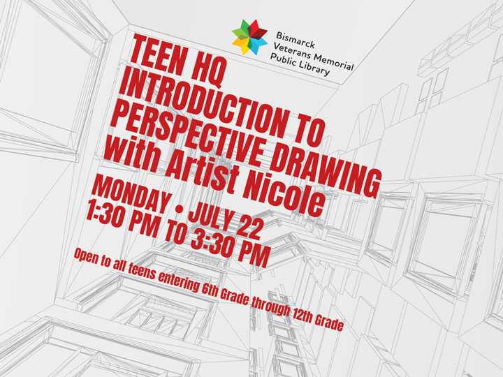 Join artist Nicole Gagner to learn how to use perspective drawing techniques to create a realistic impression of depth in your artwork.  