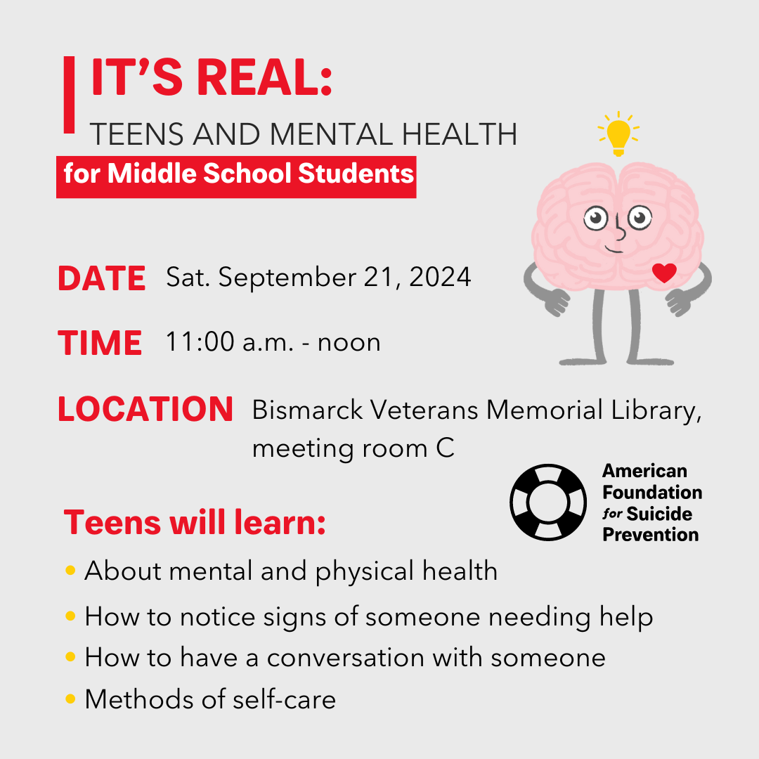 It's Real: Teens and Mental Health for Middle School Students