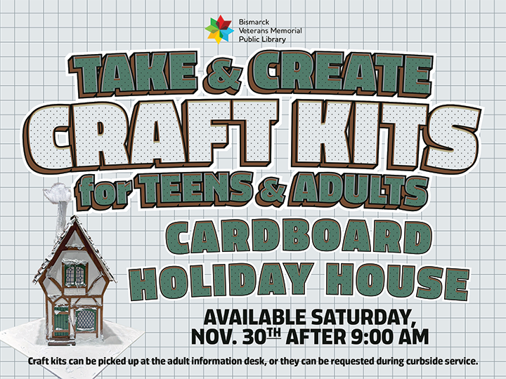 Take and Create Craft Kit: Cardboard Holiday House