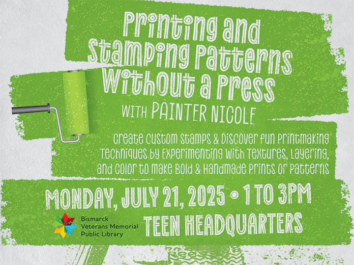Printing and Stamping Patterns Without a Press for Teens