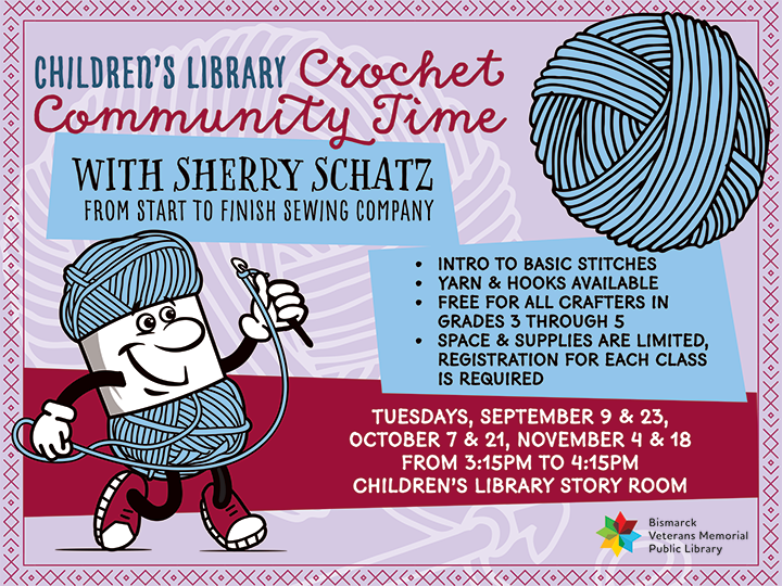 Children's Library Crochet Community Time
