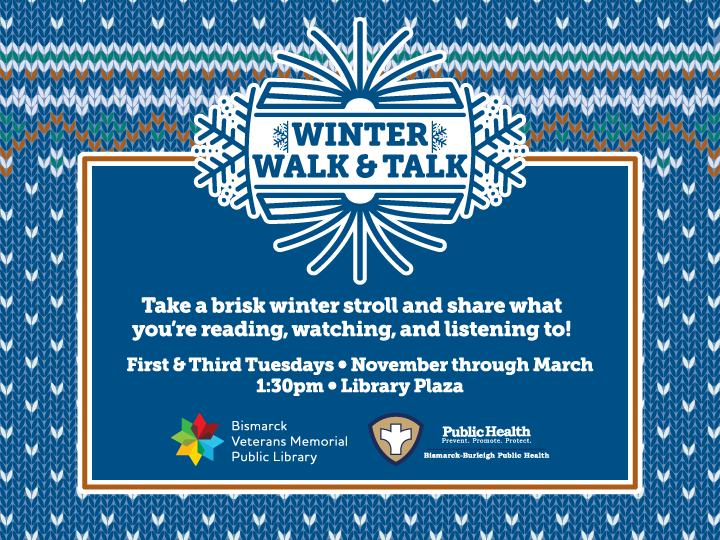 Winter Walk & Talk, First & Third Tuesdays of the month, November through March at 1:30pm 