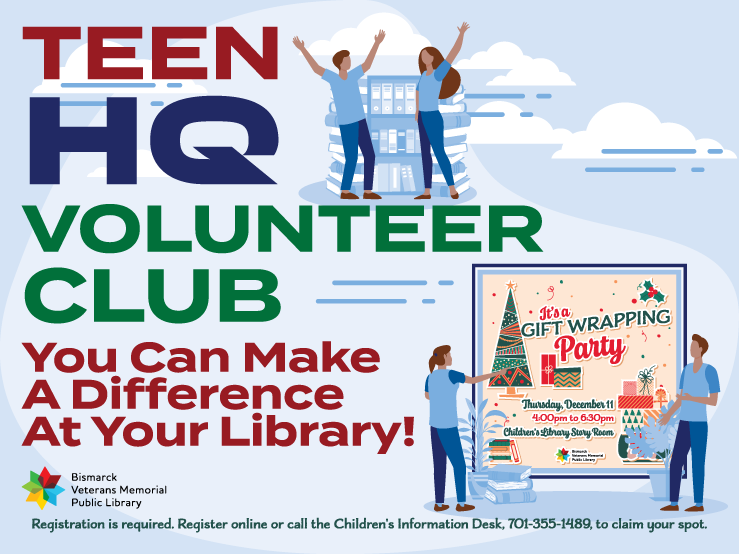 Teen HQ Volunteer Club: Gift Wrapping Party